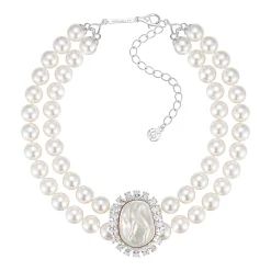 YVMIN X SHUSHUTONG / Shell Sculpture Pearl Necklace