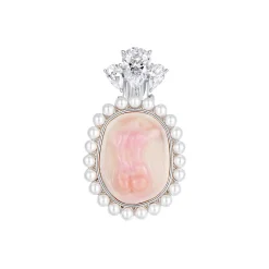 YVMIN X SHUSHUTONG / Shell Sculpture Back Pearl Hair Pin