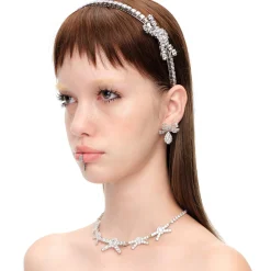 YVMIN X SHUSHUTONG / Soft Gemstone Bow Earrings